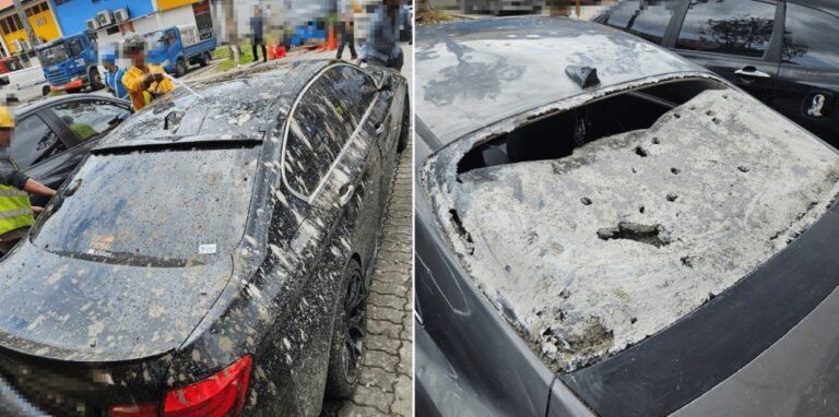 Vehicles Damaged by Falling Concrete near Jurong West BTO Construction Site: A Wake-Up Call for Safety Measures